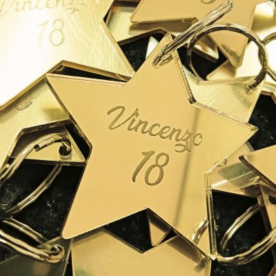 Portachiavi personalizzati Stella